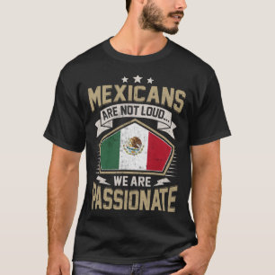 Mexico Flag Passionate Mexicans Girls & Women T-Shirt