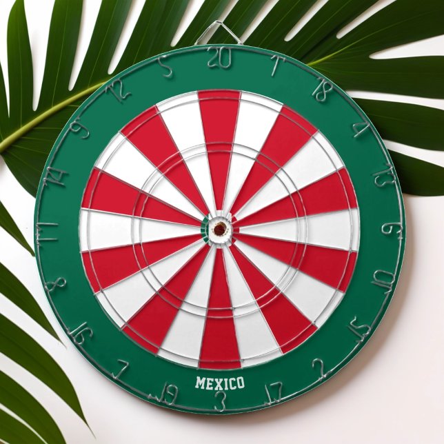 Mexico Flag Patriot's Bullseye Dartboard (Creator Uploaded)