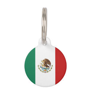 Mexico Flag Pet Tag