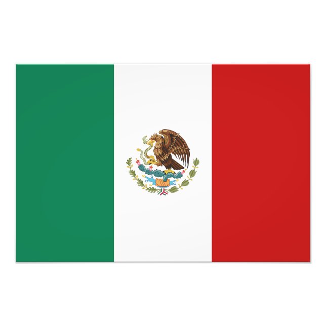 Mexico Flag Photo Print (Front)