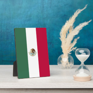 Mexico flag plaque