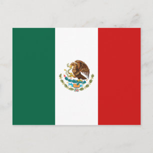 Mexico Flag Postcard