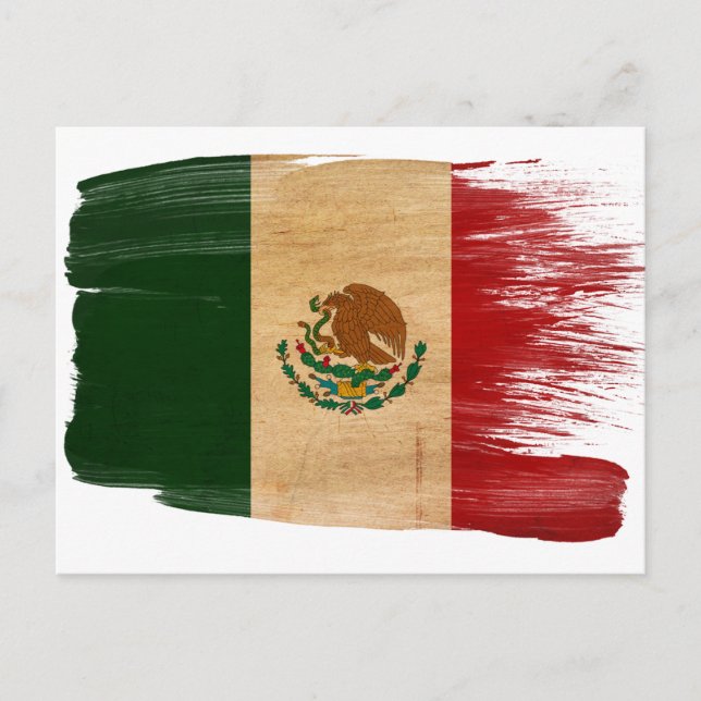 Mexico Flag Postcards (Front)