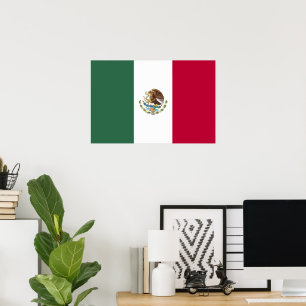 Mexico flag poster