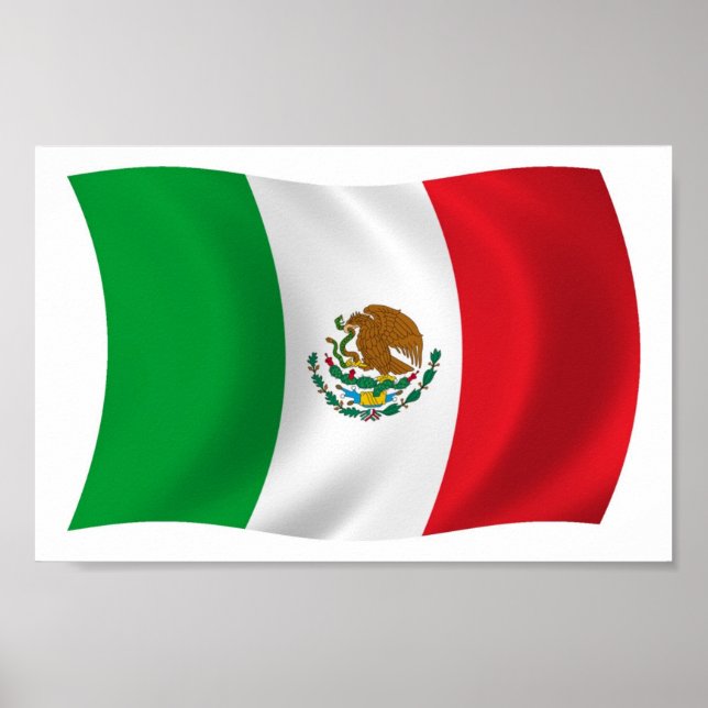 Mexico Flag Poster Print (Front)