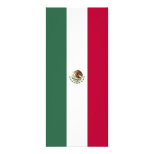 Mexico flag rack card