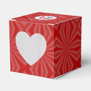 Mexico Flag Red LOVE Personalized Favour Box