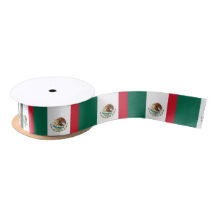 Mexico Flag Satin Ribbon
