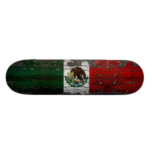 Mexico Flag Skate deck