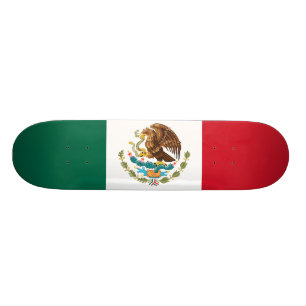 Mexico flag skateboard