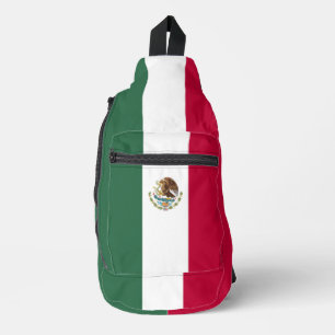 Mexico flag sling bag