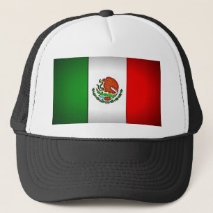 Mexico Flag Stylised Trucker Hat