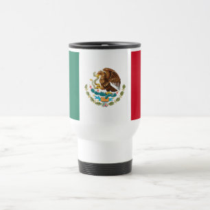 Mexico flag travel mug