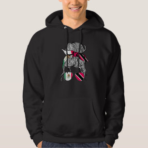 Mexico Flag Trinidad&Tobago Grown Women Girl Count Hoodie
