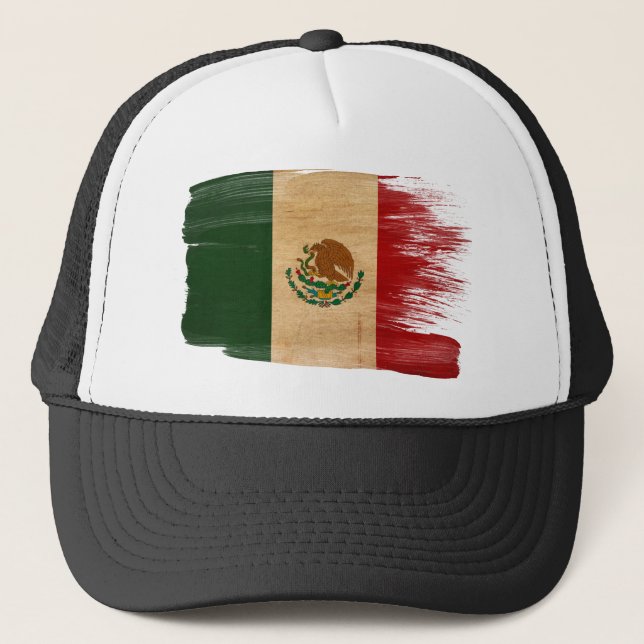 Mexico Flag Trucker Hat (Front)