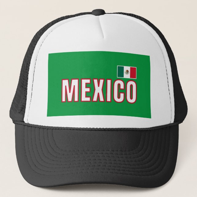 Mexico Flag Trucker Hat (Front)