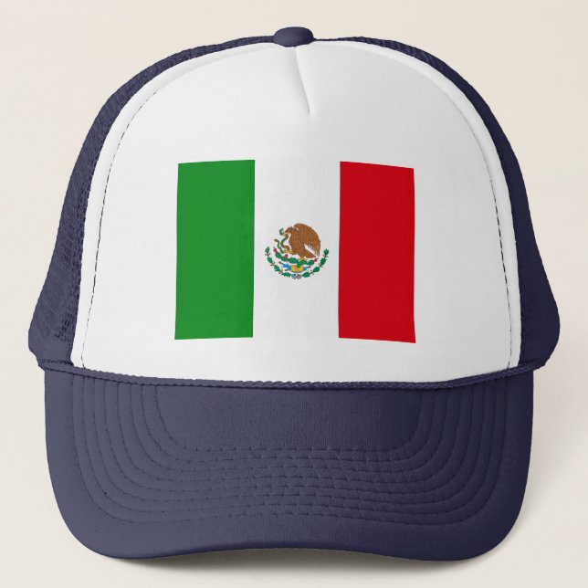 Mexico Flag Trucker Hat (Front)