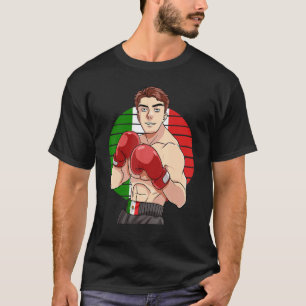Mexico Flag Vintage Latino Boxing Mexican Boxer T-Shirt