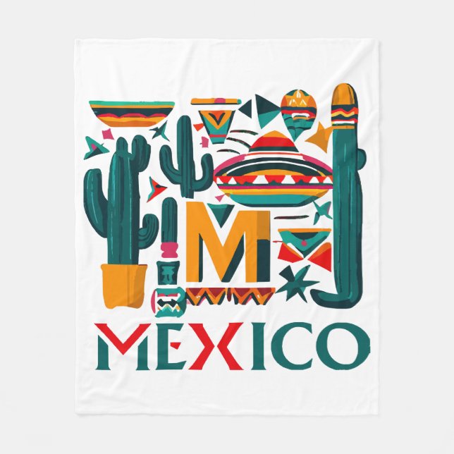 MEXICO FLEECE BLANKET (Front)