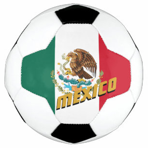 Mexico Football & Mexican Flag / Sports