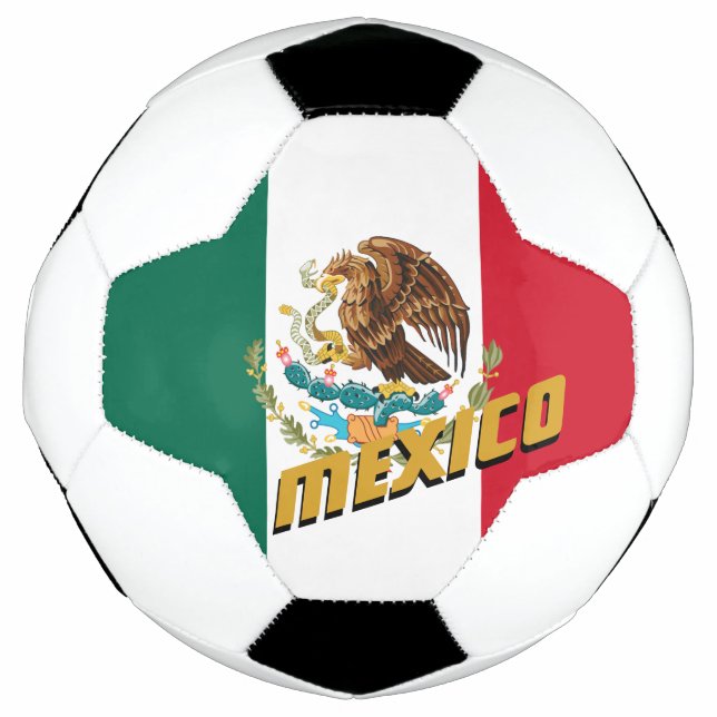 Mexico Football & Mexican Flag / Sports (Front)