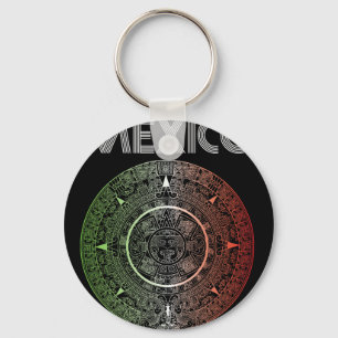 Mexico Footll Team Aztec Mexican Latino Ll Flag Nd Key Ring