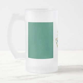 Mexico Frosted Glass Beer Mug