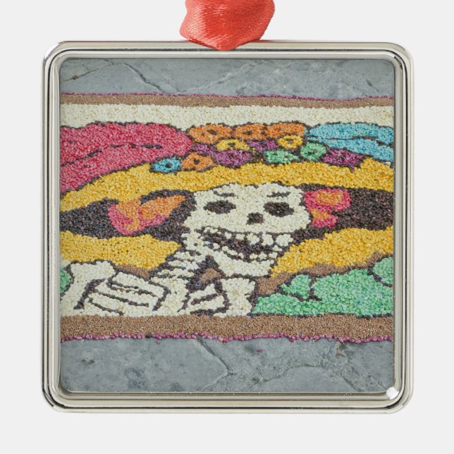 Mexico, Guanajuato, San Miguel de Allende, Day Metal Tree Decoration (Front)