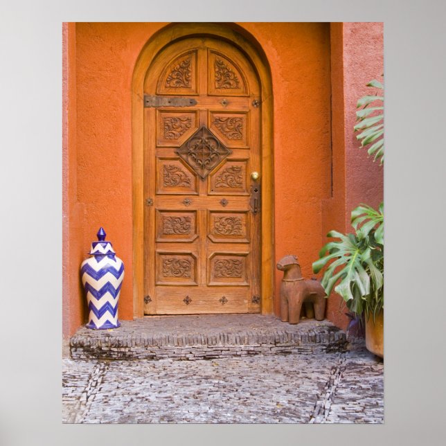 Mexico, Guanajuato state, San Miguel. Casa de la Poster (Front)