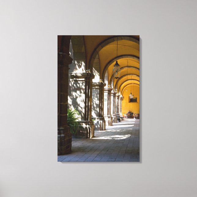 Mexico, Guanajuato state, San Miguel de Allende. Canvas Print (Front)