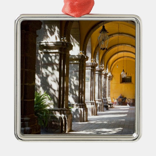Mexico, Guanajuato state, San Miguel de Allende. Metal Tree Decoration (Front)
