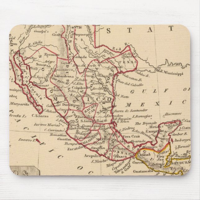 Mexico, Guatamala Mouse Mat (Front)