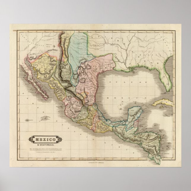 Mexico, Guatemala Poster (Front)