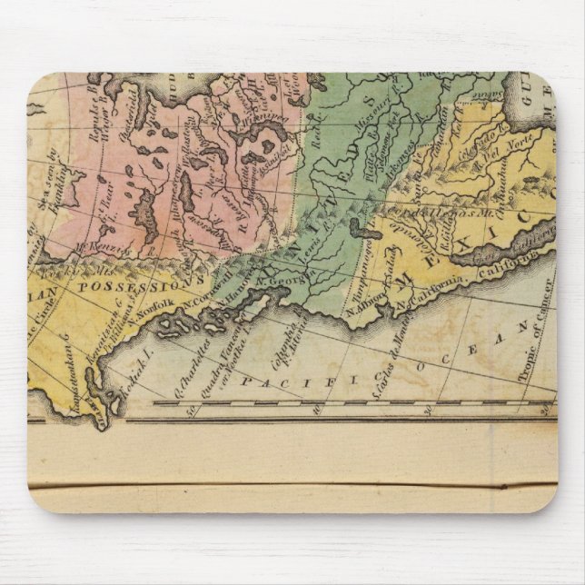 Mexico, Guatemala, WI, North America Mouse Mat (Front)