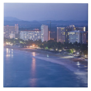 Mexico, Guerrero, Ixtapa. Ixtapa Hotels along Tile