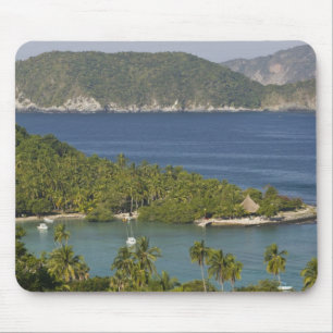 Mexico, Guerrero, Zihuatanejo. Playa Las Gatas- Mouse Mat