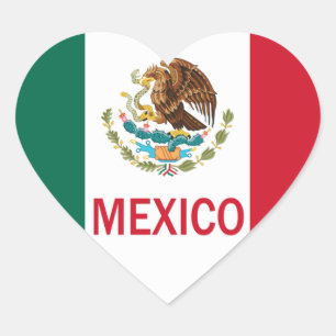 Mexico Heart Sticker