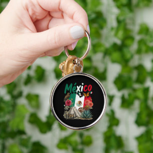 Mexico Heritage Pride Mexican Flag Key Ring