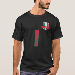 Mexico Human Flag letter I Mexican M xico T-Shirt