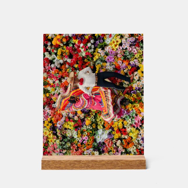 MEXICO IN BLOOM ACRYLIC SIGN (Front)