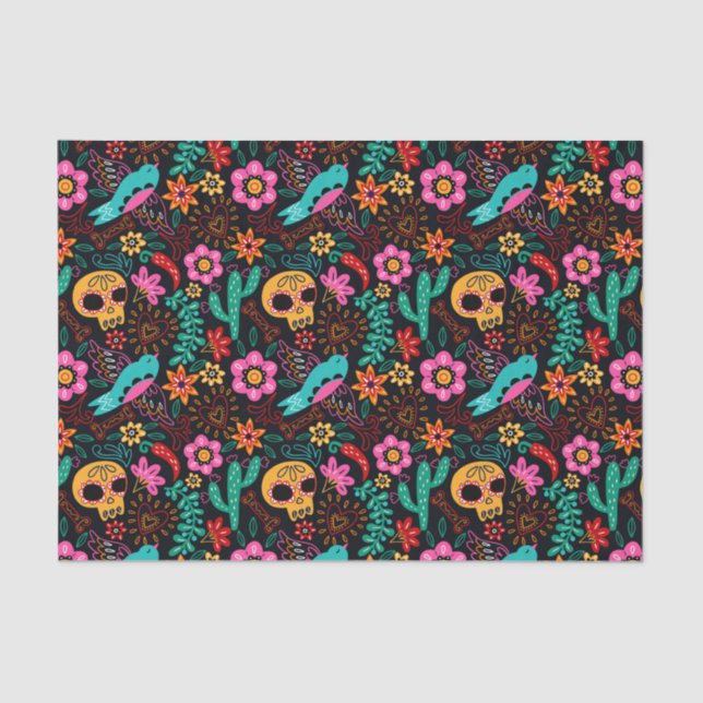Mexico Inspired Pattern  Tissue Paper (Front)