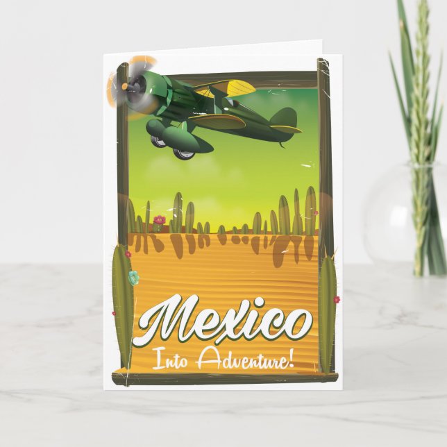 Mexico into adventure! holiday card (Front)