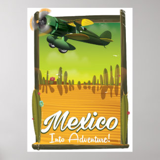 Mexico into adventure! poster