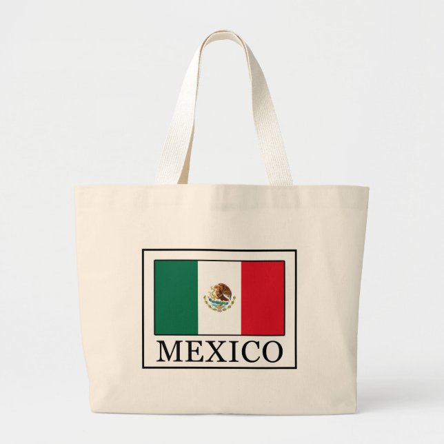 Mexico Large Tote Bag (Front)