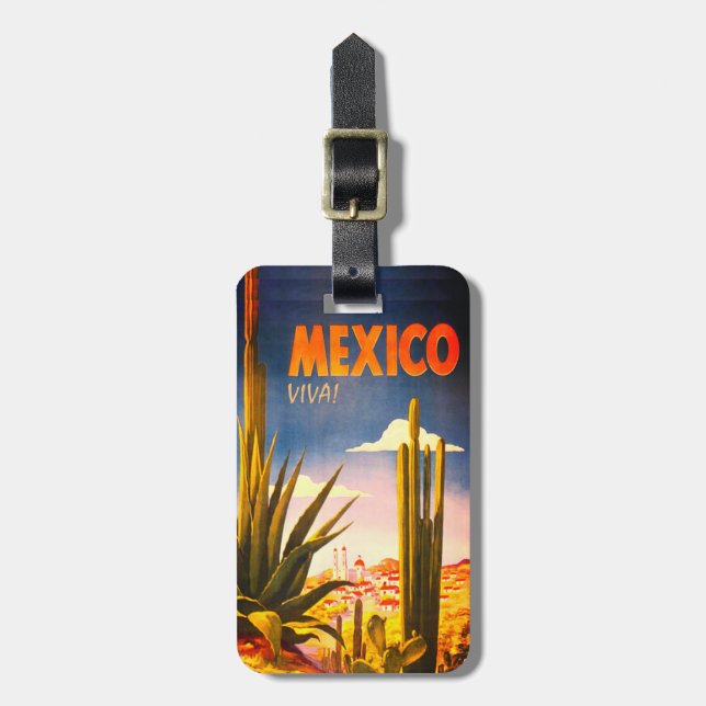 Mexico Luggage Tag (Front Vertical)
