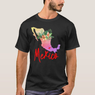 Mexico Map Matching Vacation Family Girls trip T-Shirt