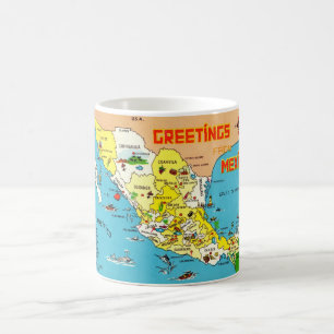 Mexico Map Mug