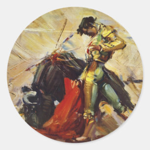 Mexico Matador Classic Round Sticker