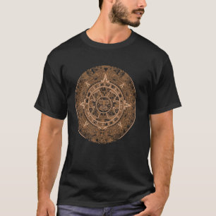 Mexico Maya Aztec Calendar Sunstone Mexican Aztec T-Shirt