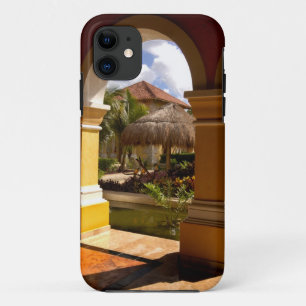 Mexico, Mayan Riviera, architecture at Iberostar iPhone 11 Case